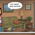 landlord didnt give notice