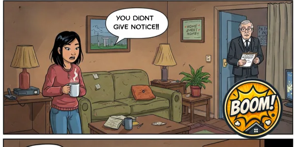 landlord didnt give notice
