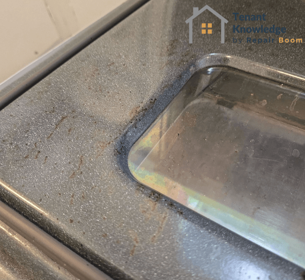 inside of stove